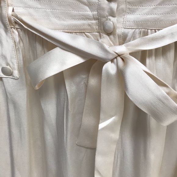 Silk ivory skirt - Picture 2 of 8